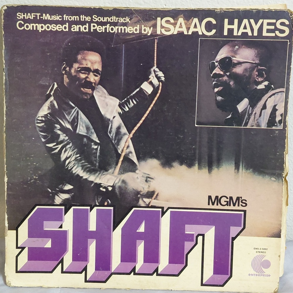 Isaac Hayes Shaft Original Motion Picture Soundtrack 2 LP Vinyl ENS-2-5002